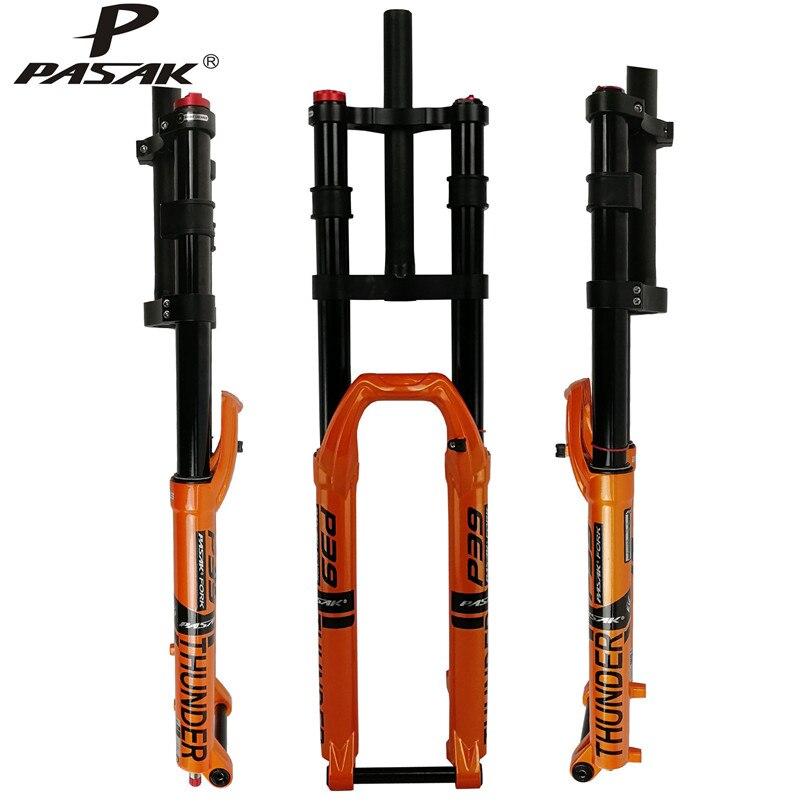 Litepro MTB Mountain Bike Fork 26/27.5/29inch Air Pressure Shoulder Suspension Damping Gas Fork Shoulder Control 15mm Thru-axis