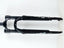 Litepro 700C Disc Brake Shock Absorber Front Fork CITY Bike 100MM QR Shoulder Control Air Fork