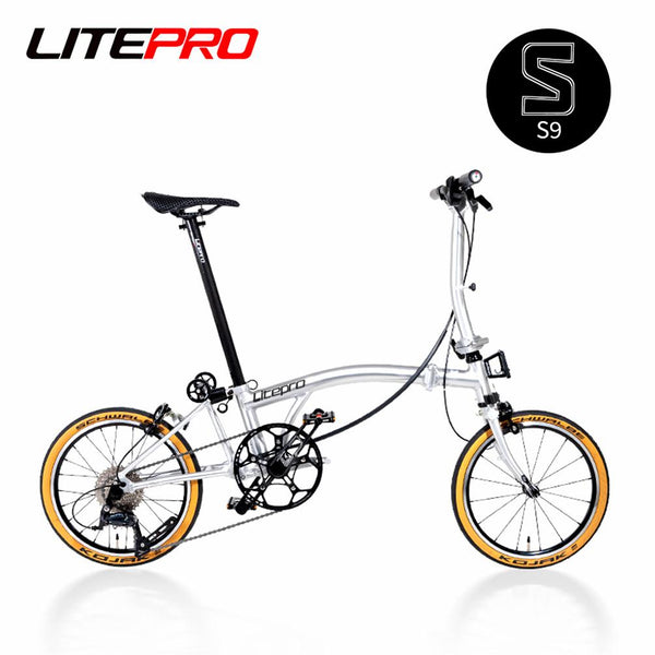 Litepro-Litepro S9 16inch 9 Speed Tri-fold Folding Bike Aluminum Alloy –  Litepro official store