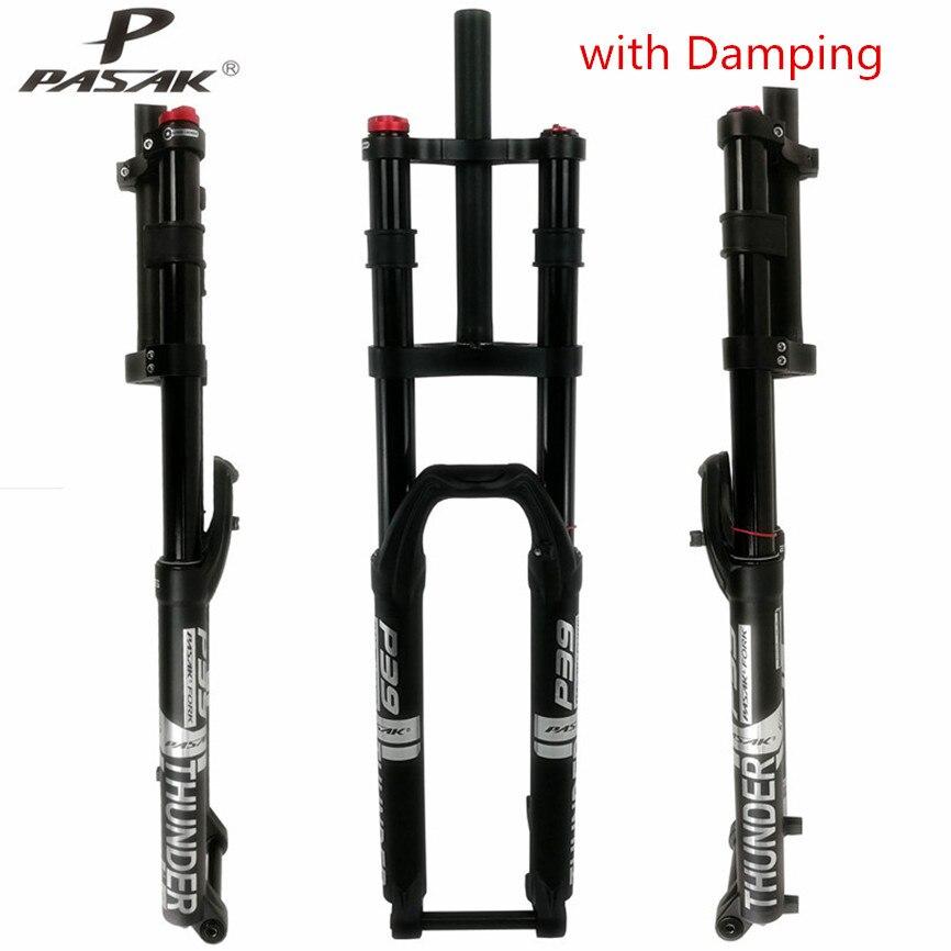 Litepro MTB Mountain Bike Fork 26/27.5/29inch Air Pressure Shoulder Suspension Damping Gas Fork Shoulder Control 15mm Thru-axis