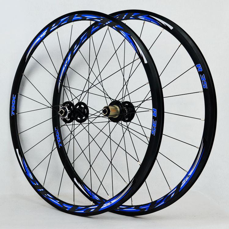 Litepro R35 700C Road Bike Wheelset 29inch Disc Brake Cross Country Bicycle Wheel Set 30MM Rim Round Spoke Ultralight 1700g