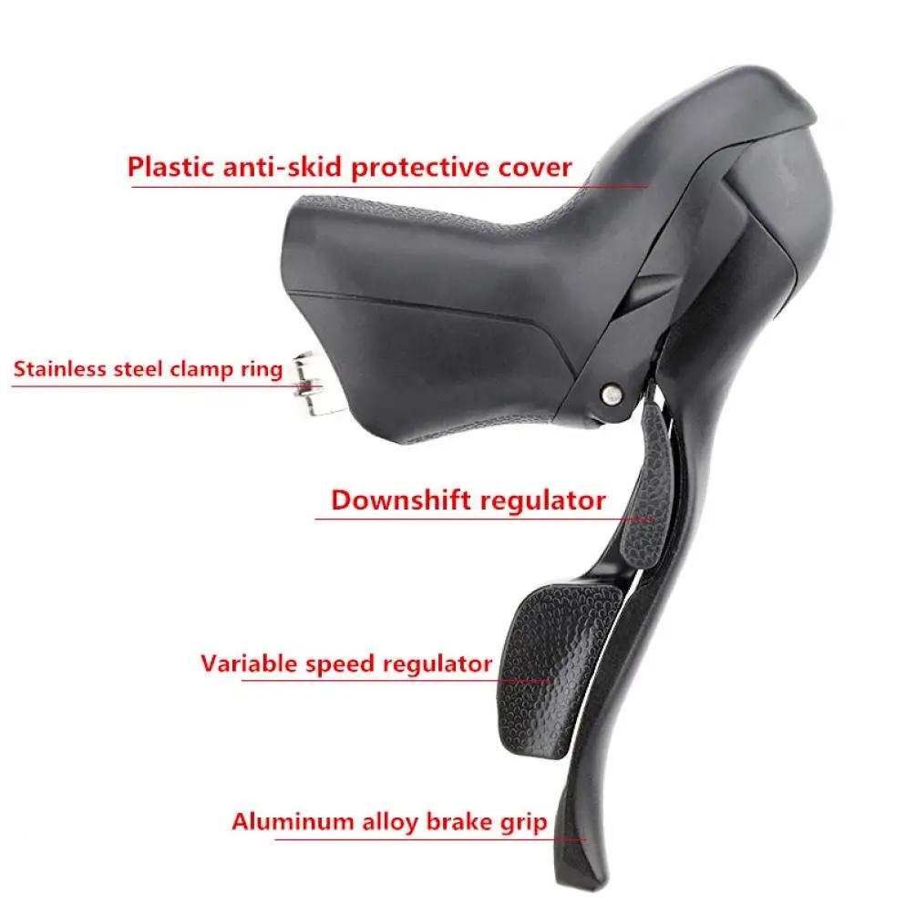 Litepro microNEW Road Bike 2 3X7 8 9 10 11 Speed Shifter Conjoined DIP Derailleurs Dual Control Levers Finger Dial