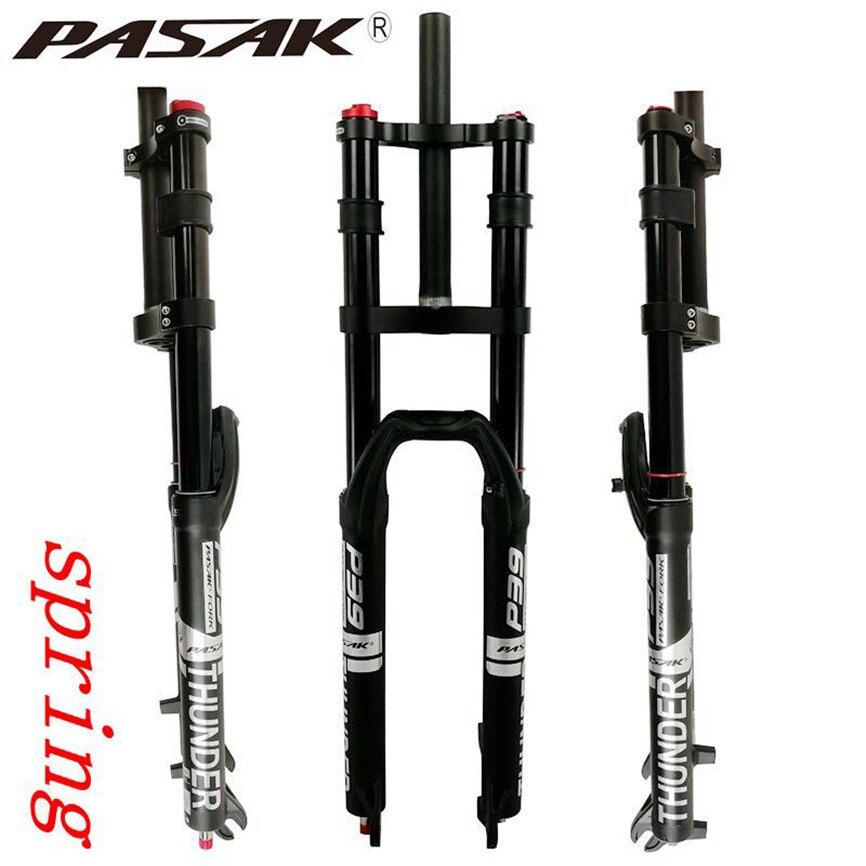 Litepro PASAK P39 MTB Suspension Fork - Air Spring, Open-Bath Damping, 27.5/29", Disc Brake Compatible