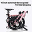 Litepro BOB3-14K 14Inch External 3Speed Tri-fold M Bar Folding Bicycle Chromium Molybdenum Steel Frame C Clip
