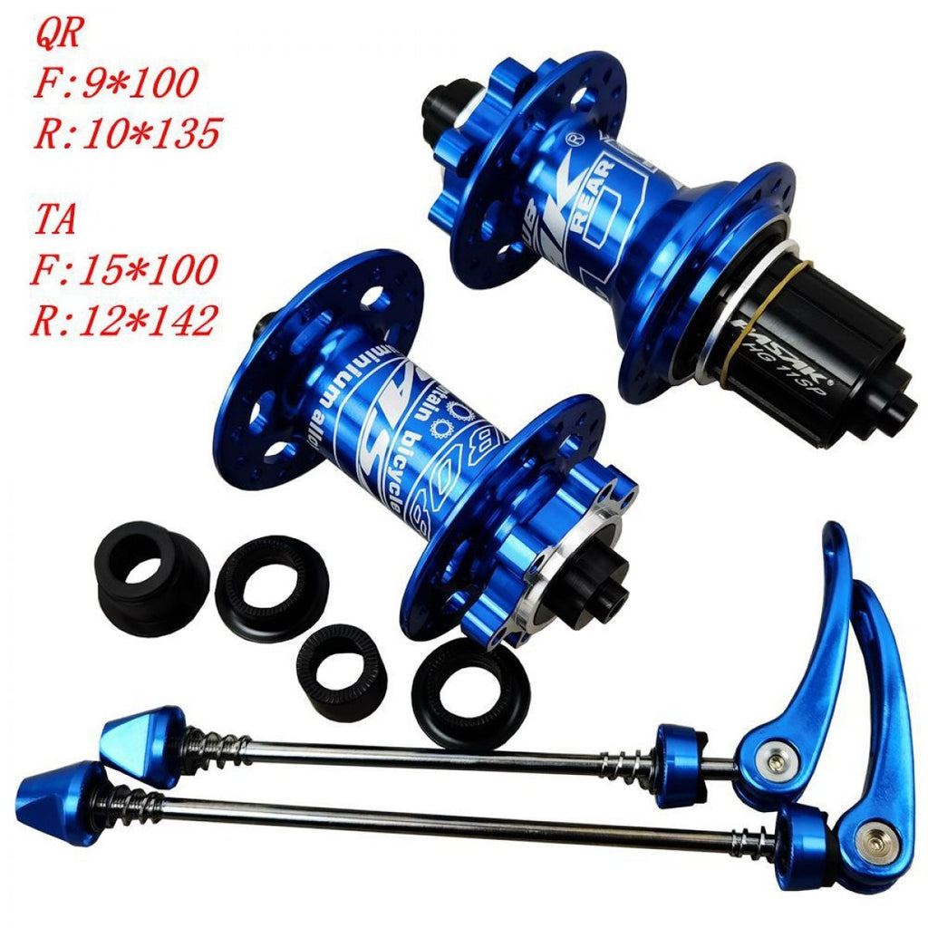 Litepro MTB Bike 32 36 Holes 4 Bearing Hub Thru Axle Quick Release 6 Nail Disc Brake 6 Claws Cassette Freewheel 12Speed