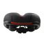 Litepro-Litepro Shock Absorption Leather Saddle Folding Bicycle Waterproof Soft Large Area Cushion For MTB Road Bike