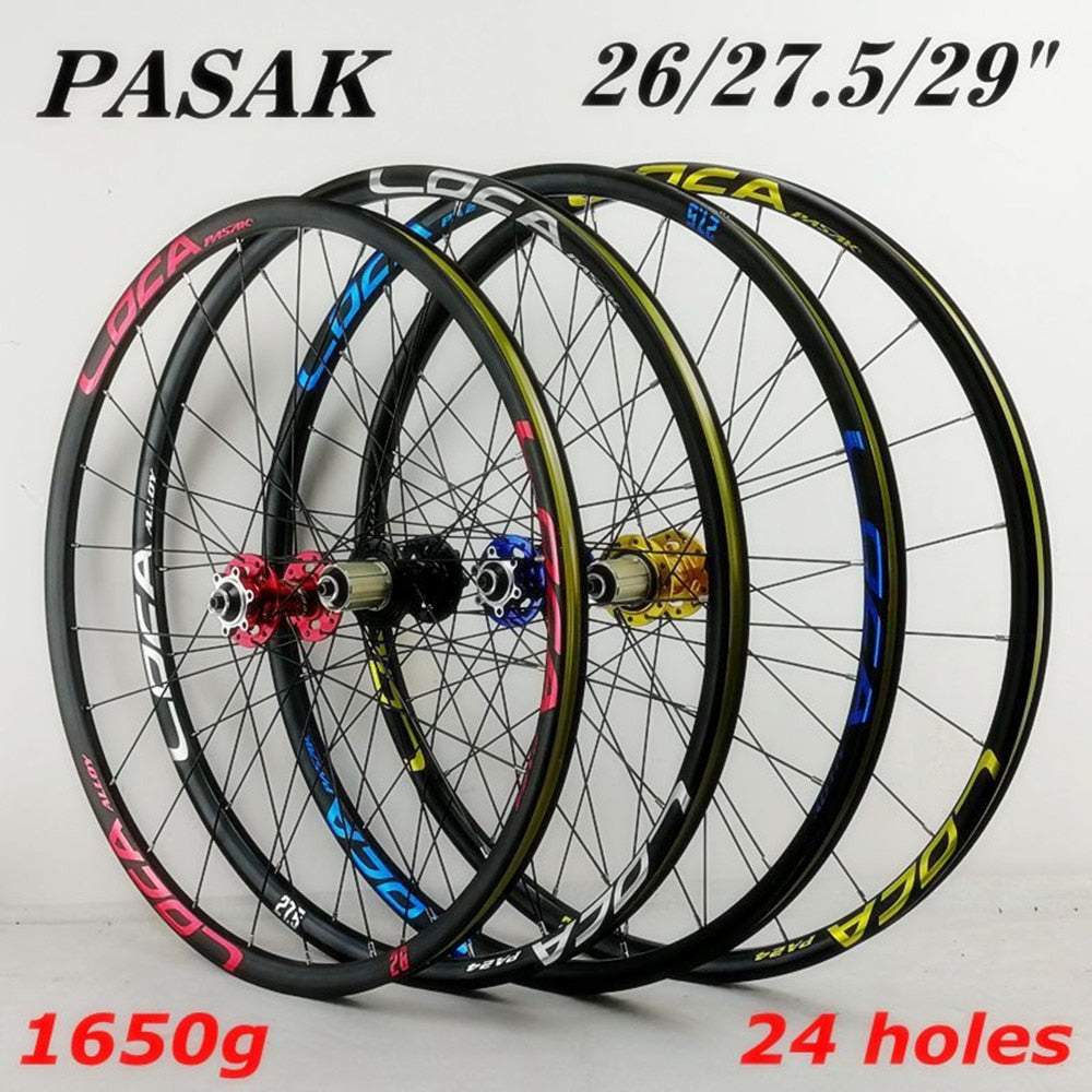 Litepro MTB Bicycle Wheel 26inch Sealed Bearing Disc Brake Mountain Bike Wheelset 27.5 29 120Ring Round Spoke Cassette Freewheel