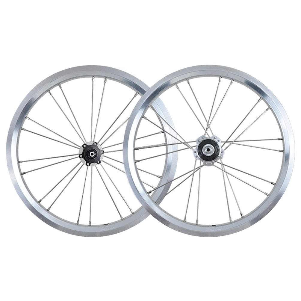 JKLapin 14 Inch Single Speed Wheels Folding Bike 74-85mm 20mm V/Disc Brake Wheel