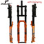 Litepro MTB Mountain Bike Fork 26/27.5/29inch Air Pressure Shoulder Suspension Damping Gas Fork Shoulder Control 15mm Thru-axis