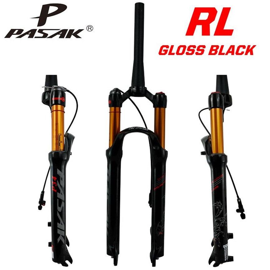 Litepro MTB Mountain Bike Air Fork 27.5 29inch 1-1/2"39.8 Suspension Forks Spinal Canal Shock Absorber Oil Damping Disc Brake