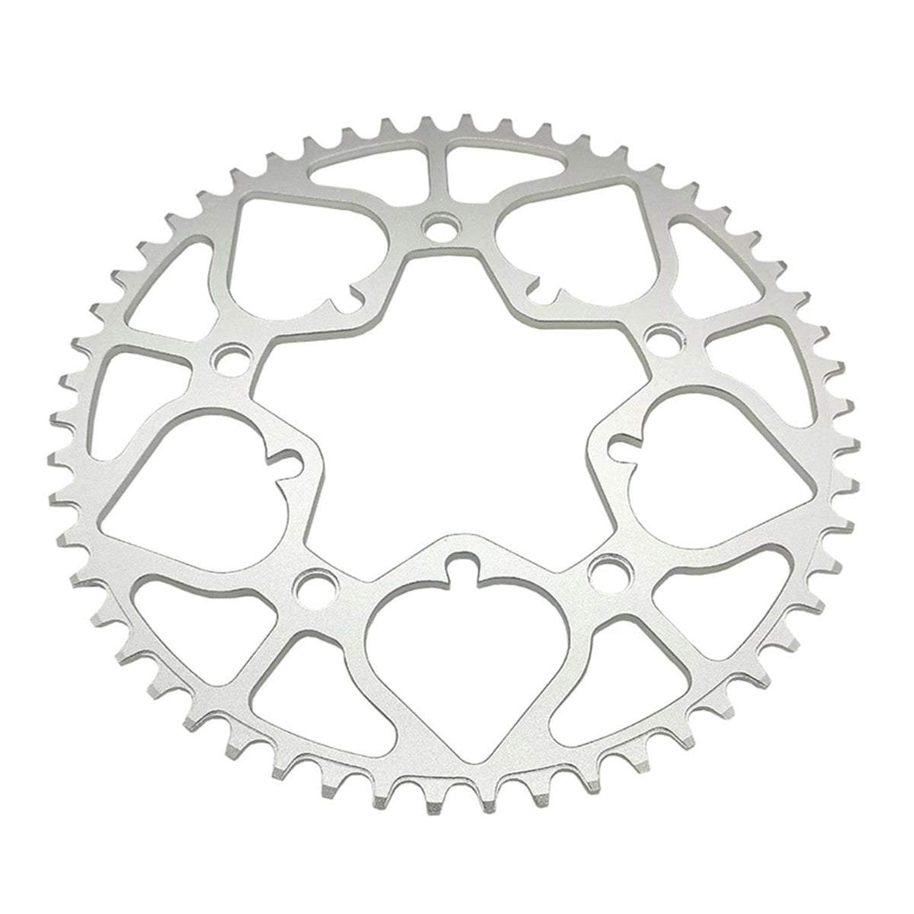 Litepro 52 54T Spade Chainring For Brompton Bicycle Aluminum Alloy BCD130MM Silver Sprocket Folding Bike Chainwheel