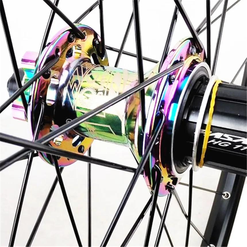 Litepro PASAK Mountain Bicycle Wheelset 26 27.5 29 Inch Disc V Brake Front 2 Rear 4 Bearings 12 Speed Quick Release Wheels