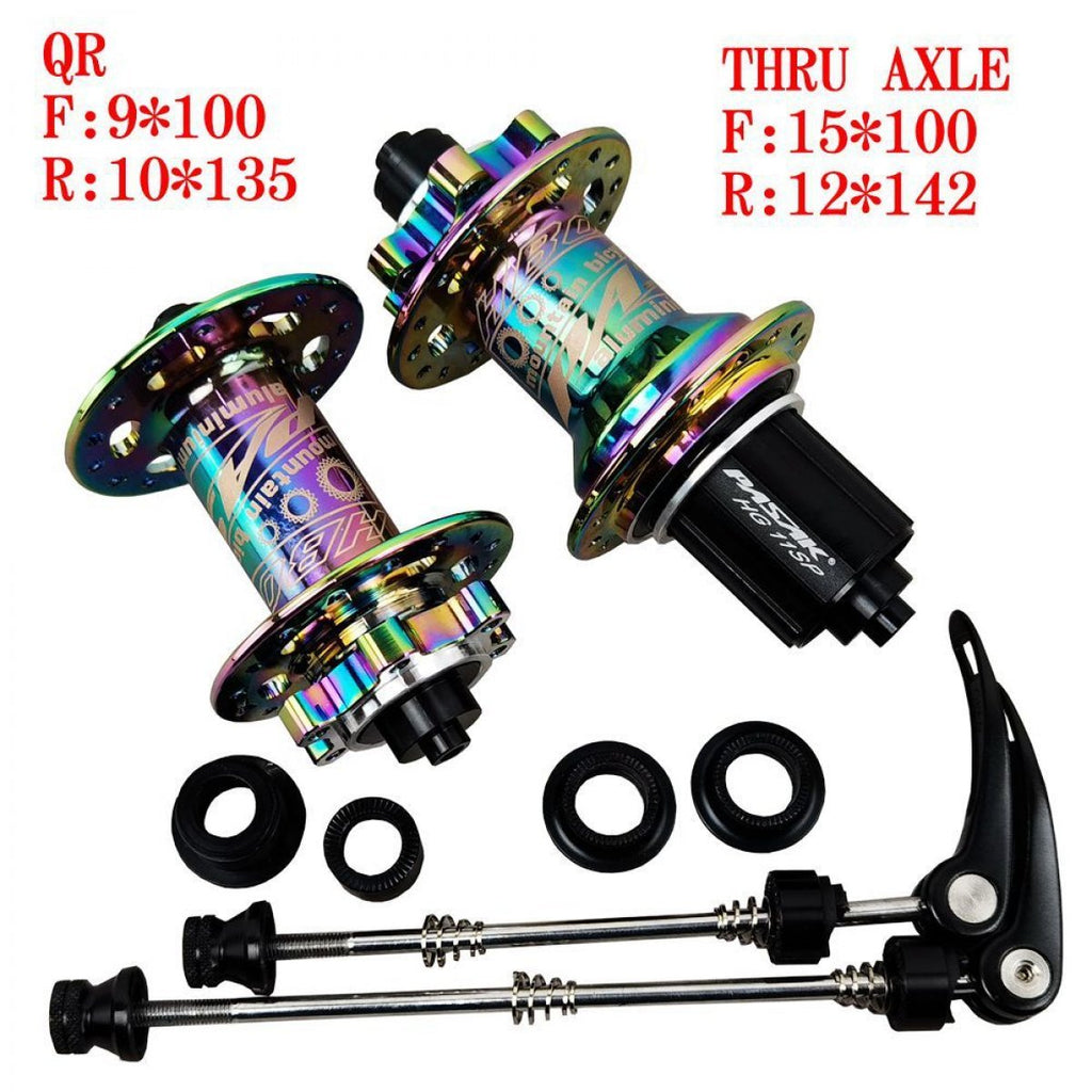 Litepro MTB Bike 32 36 Holes 4 Bearing Hub Thru Axle Quick Release 6 Nail Disc Brake 6 Claws Cassette Freewheel 12Speed