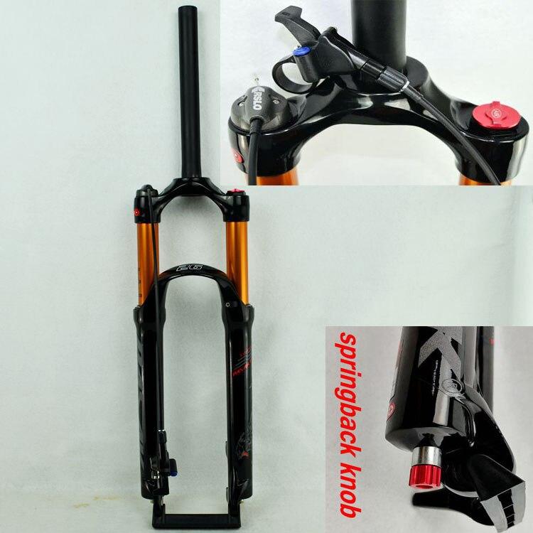 Litepro MTB Mountain Bike Air Fork 26" 27.5" 29inch ER 1-1/8" Suspension Forks Gas Resilience Oil Damping Line Lock Disc Brake