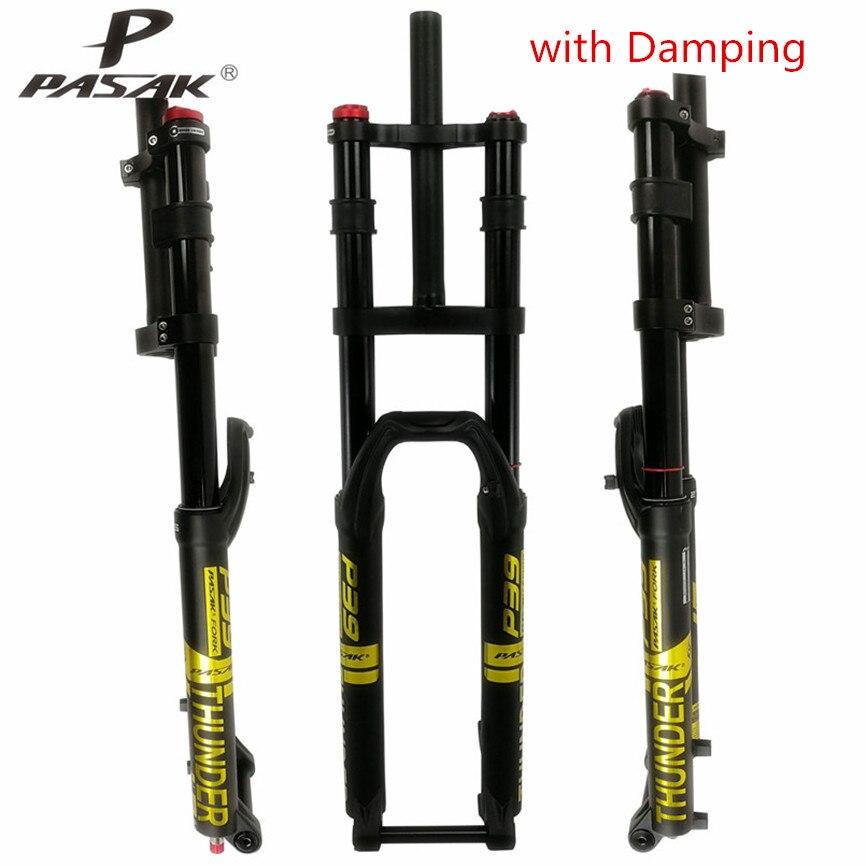 Litepro MTB Mountain Bike Fork 26/27.5/29inch Air Pressure Shoulder Suspension Damping Gas Fork Shoulder Control 15mm Thru-axis