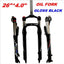 Litepro MTB Moutain Snow Bike 26*4.0" Fat Bicycle Fork Air Gas Oil Locking Suspension Forks Disc Brake Aluminium Alloy 135mm