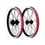 Litepro 14 16Inch Single External 3 Speed Bicycle Wheelset Disc V Brake Rims 20MM Alloy Folding Bike Wheels 74 85MM