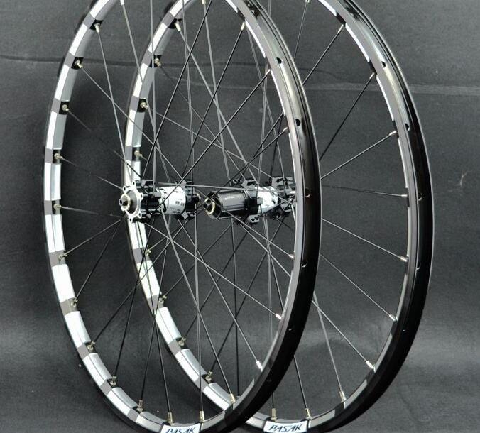 Litepro PASAK MTB Wheelset - 24H CNC Tri-lobe Hub, Quick Release, Ultra Lightweight