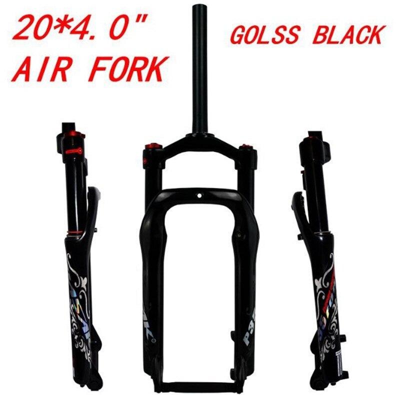 Litepro P35 Snow Bike Fork ATV Dirt Fat Bicycle Fork 20*4.0" Air Gas Locking Suspension Forks 135mm Disc Brake 1800g