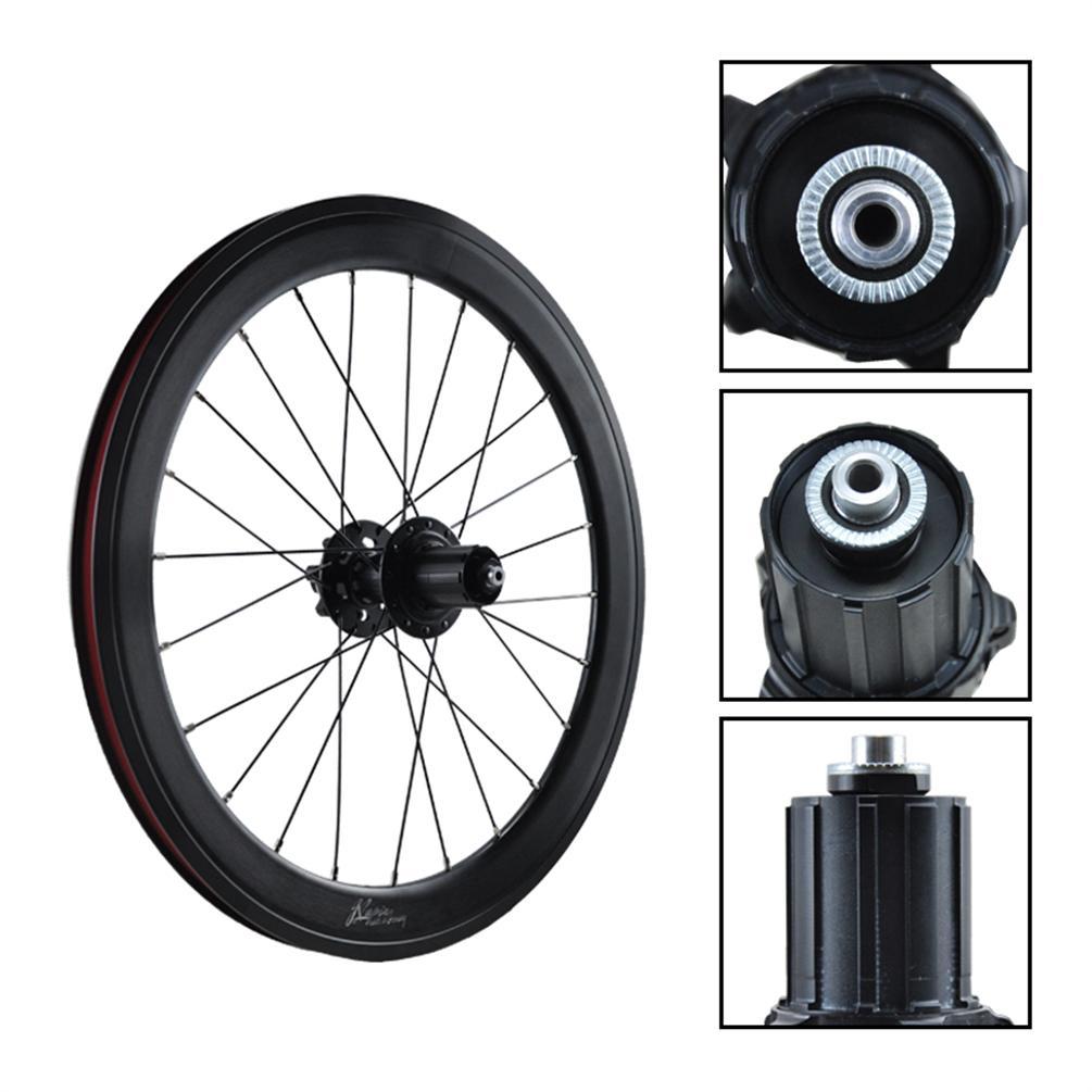 Litepro-JKLapin 20 Inch 406/451 40mm Wheel Folding Bike V/Disc Brake Wheels