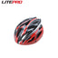 Litepro Folding Bicycle Integrally Molded Safety Helmet MTB Road Bike Breathable Anti Impact Hard Hat Cycling Equipment