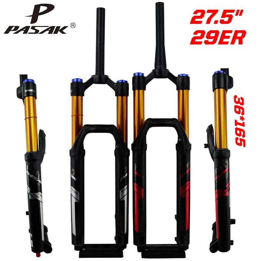 Litepro PASAK P40 MTB Suspension Fork - Single-Crown Thru-Axle (15x110mm), 27.5/29", Disc Brake Compatible