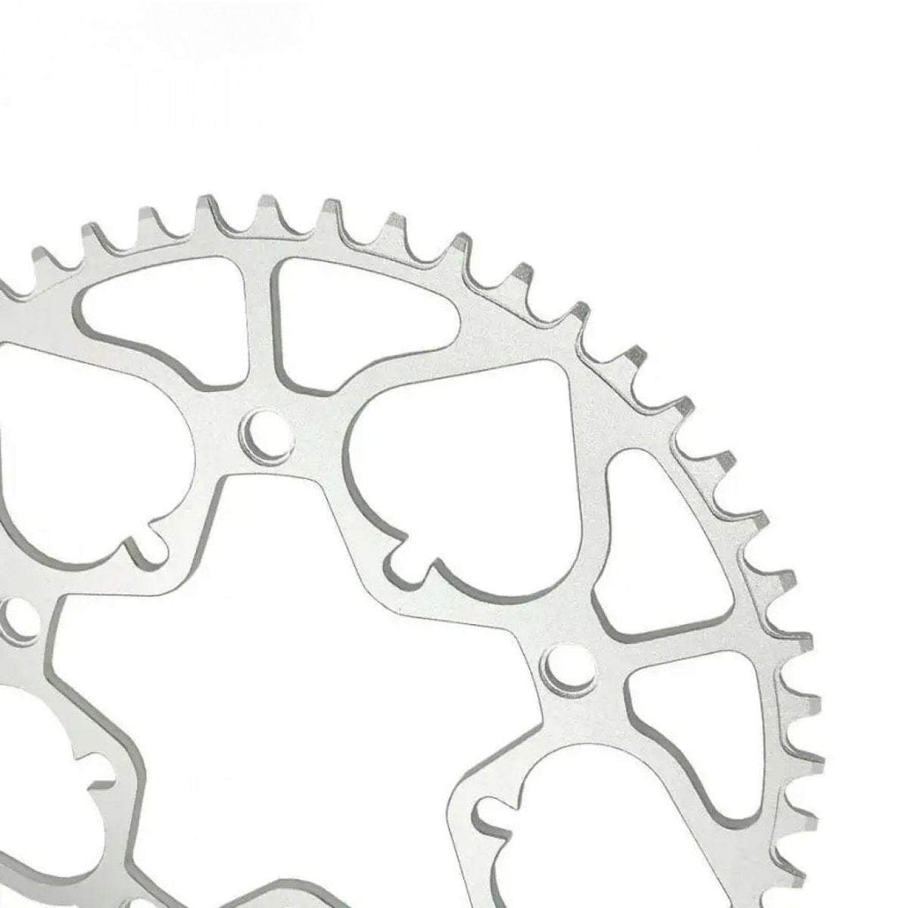 Litepro 52 54T Spade Chainring For Brompton Bicycle Aluminum Alloy BCD130MM Silver Sprocket Folding Bike Chainwheel