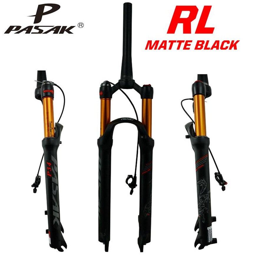 Litepro MTB Mountain Bike Air Fork 27.5 29inch 1-1/2"39.8 Suspension Forks Spinal Canal Shock Absorber Oil Damping Disc Brake