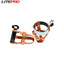 Litepro Folding Bicycle Leather Bottle Cage Anti Shaking Retro Aluminum Alloy Bracket Mountain Bike Water Cup Holder