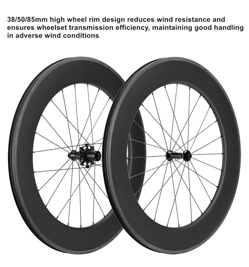 Litepro 700C V Brake Carbon Fibre 38 50 85MM Wheelset Road Bicycle QR 11Speed Wheels Rims