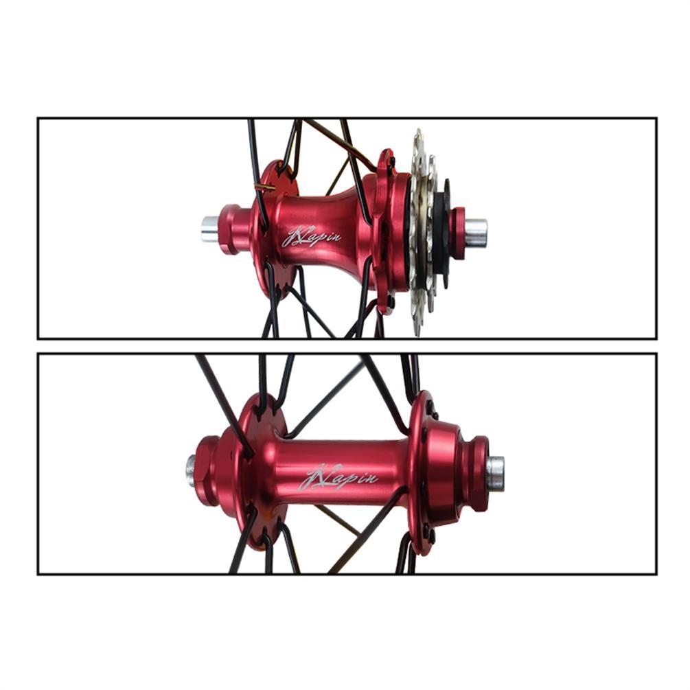 JKLapin 14 Inch External 3 Speed Wheel Folding Bike V/Disc Brake  Wheels Rims 74-85MM