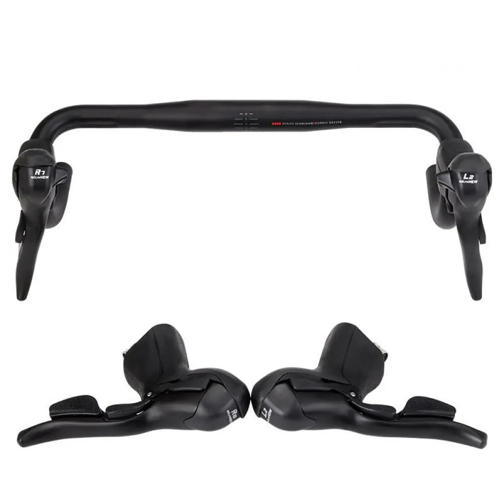 Litepro microNEW Road Bike 2 3X7 8 9 10 11 Speed Shifter Conjoined DIP Derailleurs Dual Control Levers Finger Dial