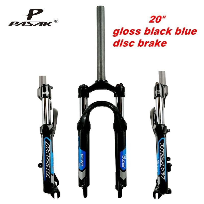 Litepro MTB Mountain Bike Folding Bicycle 20 Inch Shock Absorber Front Fork Soft And Hard Adjustable Lockable Disc Brake Fork