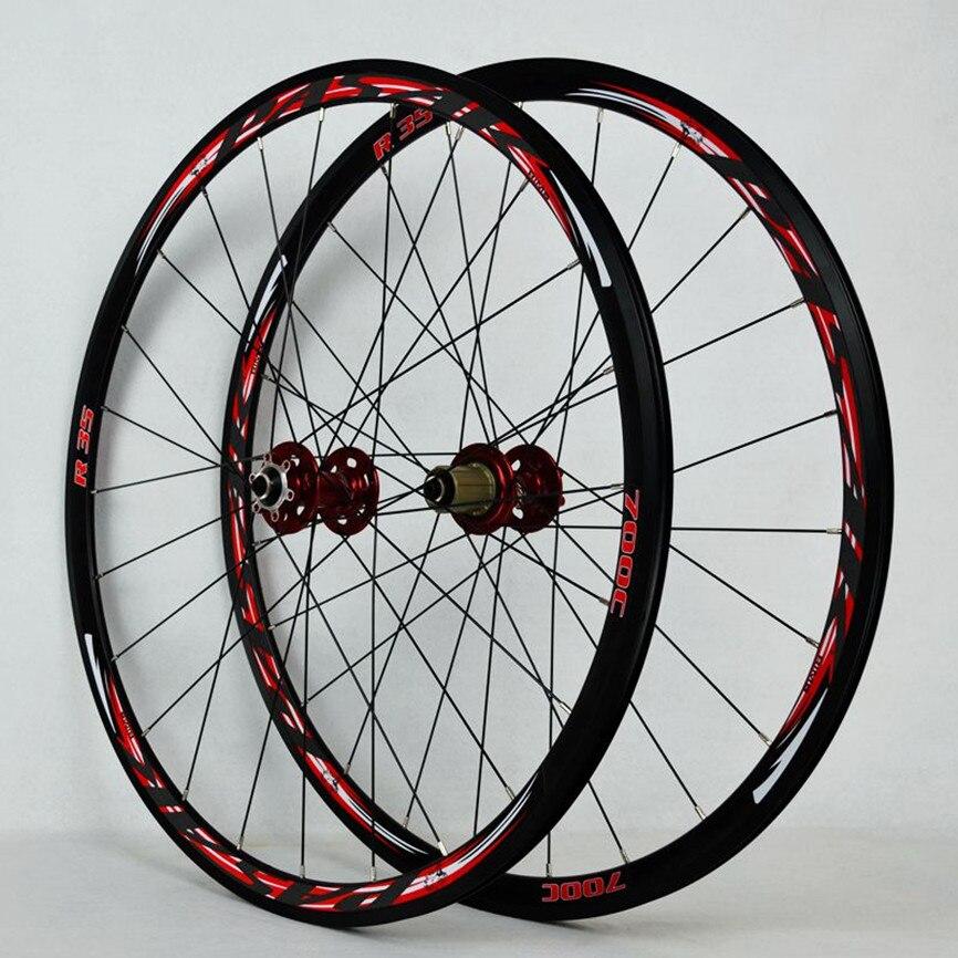 Litepro R35 700C Road Bike Wheelset 29inch Disc Brake Cross Country Bicycle Wheel Set 30MM Rim Round Spoke Ultralight 1700g