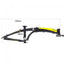 Litepro 20Inch 406 451 Fnhon Bike Foldable Frame Alloy Fork Disc V Brake For Folding Bicycle