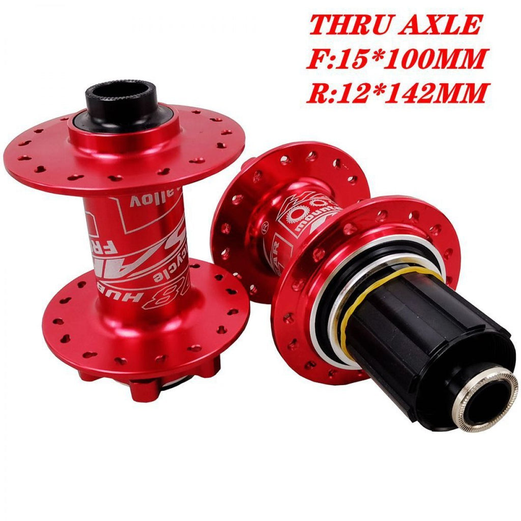 Litepro MTB Bike 32 36 Holes 4 Bearing Hub Thru Axle Quick Release 6 Nail Disc Brake 6 Claws Cassette Freewheel 12Speed