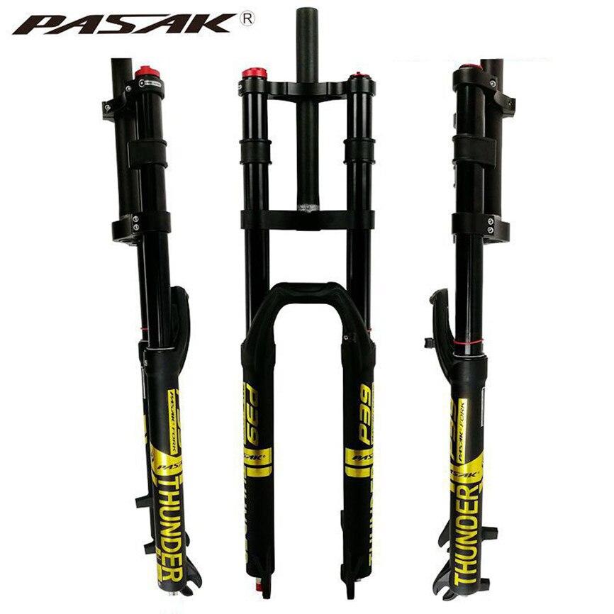 Litepro PASAK P39 MTB Suspension Fork - Air Spring, Open-Bath Damping, 27.5/29", Disc Brake Compatible