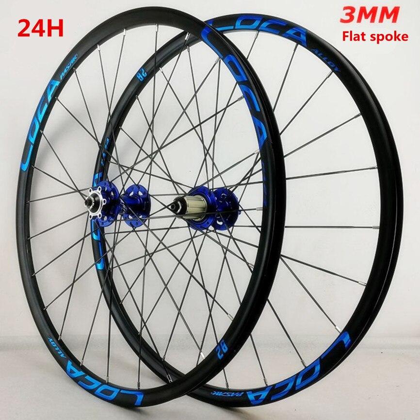 Litepro Mountain Bike Wheels 26 27.5inch Disc Brake Rim Flat Spoke 24H 6Claws Sealed Bearing Wheelset 11 12Speed QR 100/135MM