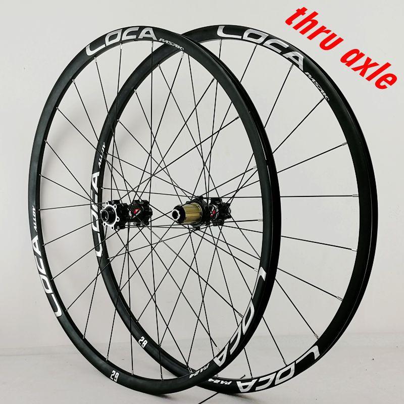 Litepro 26 27.5 29Inch Thru-axis Wheelset MTB Mountain Bicycle 6 Claw 12Speed Straight Pull Spokes Wheels Rims