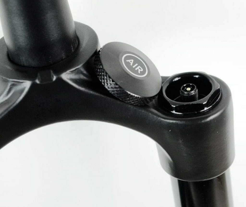 Litepro 700C Disc Brake Shock Absorber Front Fork CITY Bike 100MM QR Shoulder Control Air Fork