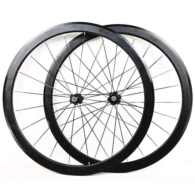 Litepro 40MM flat strip ultra light bearing road bike wheel set 700C road wheels bicycle wheel 12 speed C brake V brake