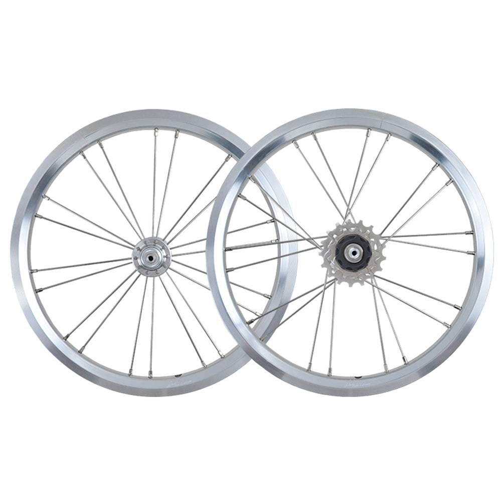 JKLapin 14 Inch External 3 Speed Wheel Folding Bike V/Disc Brake  Wheels Rims 74-85MM