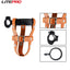 Litepro Folding Bicycle Leather Bottle Cage Anti Shaking Retro Aluminum Alloy Bracket Mountain Bike Water Cup Holder