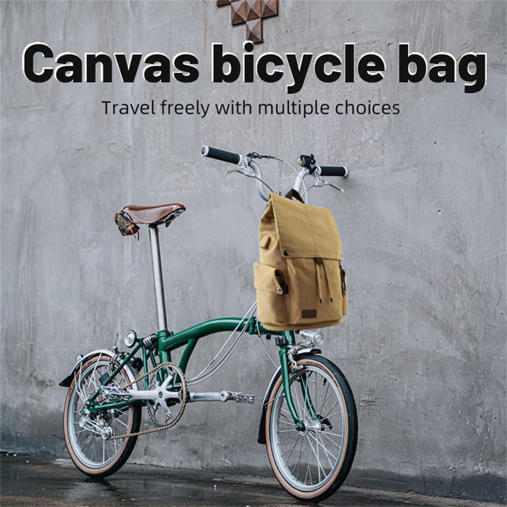 Litepro Retro Canvas Backpack 01 For Brompton 