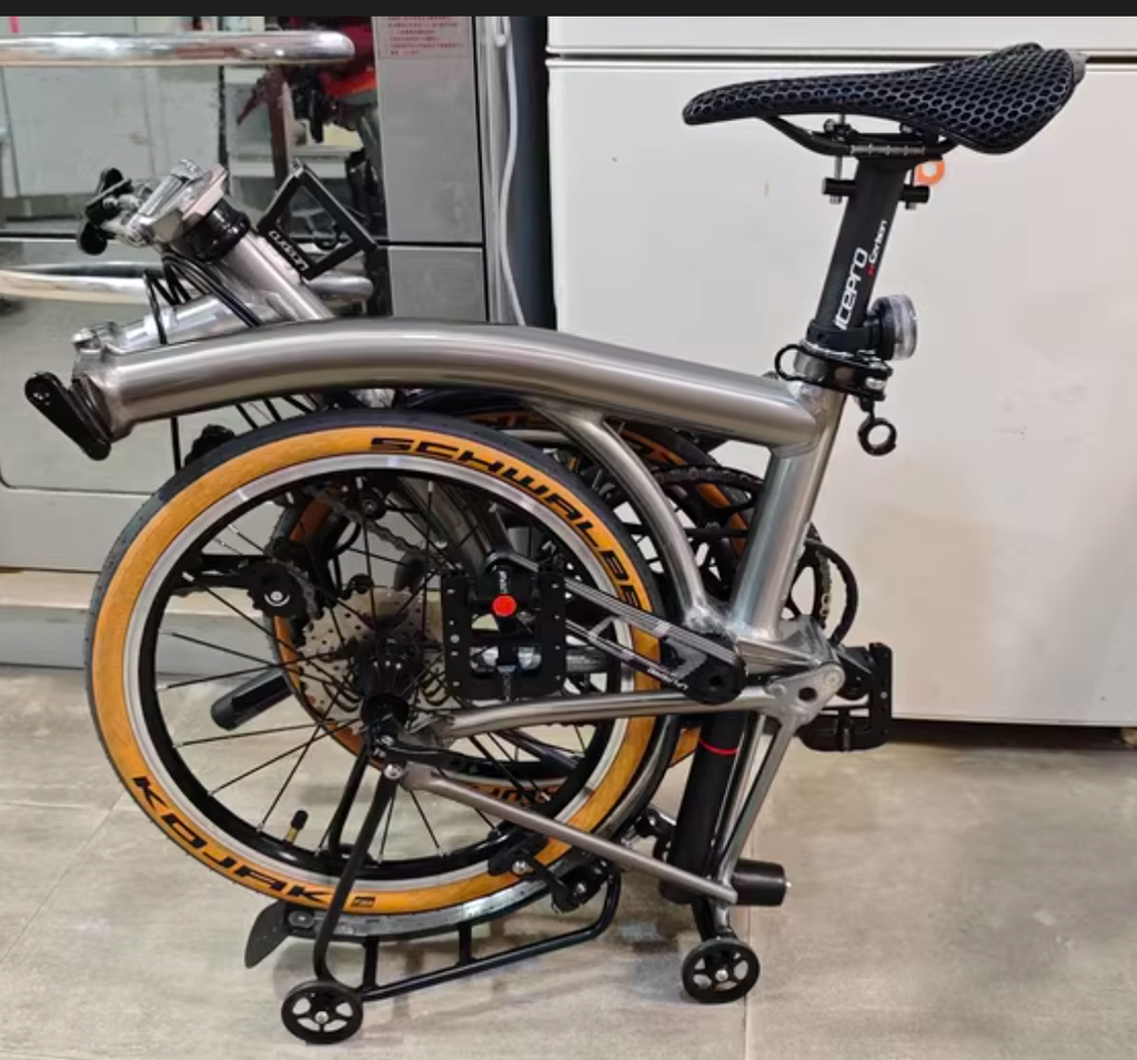 Litepro S9 16inch 9 Speed Tri-fold Folding Bike Aluminum Alloy Frame Red