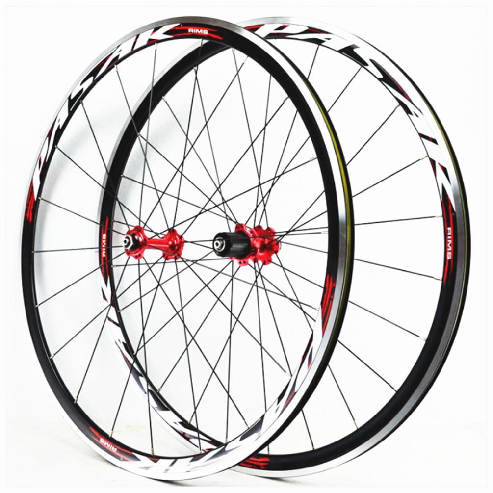 Litepro PASAK 700C Wheelset Road Bike Sealed Bearings V Brake Wheels Aluminum Alloy Rim 11 Speed 30MM Rims 1650g Wheel Set