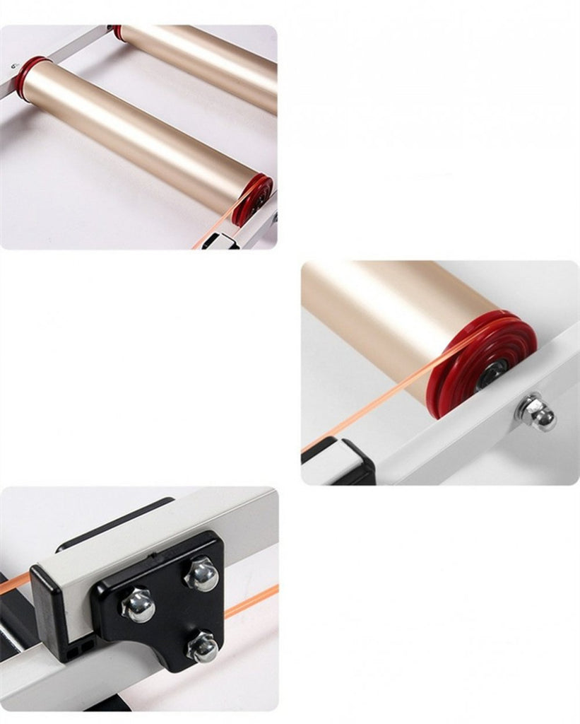 Road MTB Bike Cycling Platform Folable Roller Training Platform Folding Bicycle Indoor Home Exercise Workout Fitness Cycling Rack