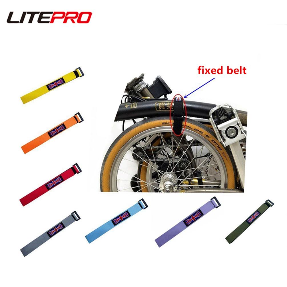 Litepro-Literpro Folding Bike Body Straps Fixed Belt For Brompton Bicycle Anti-fragmentation Bandage