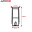 Litepro For Brompton Bicycle Foldable Rear Rack Portable Luggage Shelf Aluminum Alloy Tail Shelf Holder