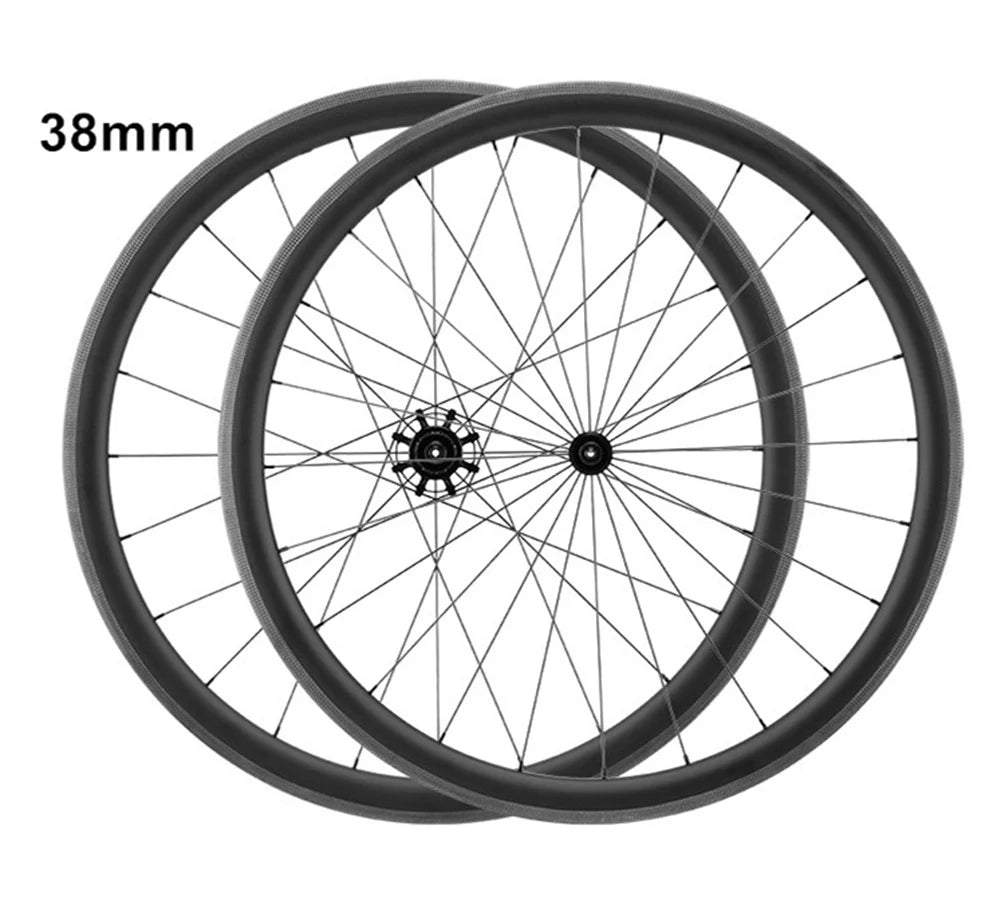 Litepro 700C V Brake Carbon Fibre 38 50 85MM Wheelset Road Bicycle QR 11Speed Wheels Rims